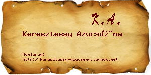 Keresztessy Azucséna névjegykártya